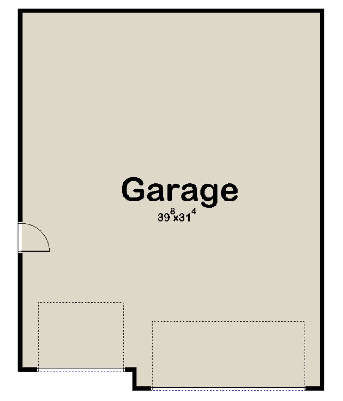 Garage Floor for House Plan #963-00535