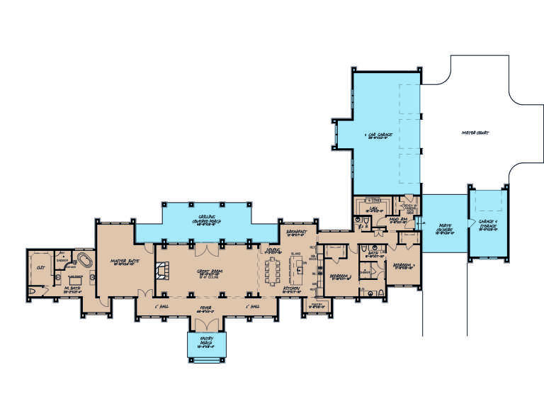 House Plan House Plan #25430 Drawing 1