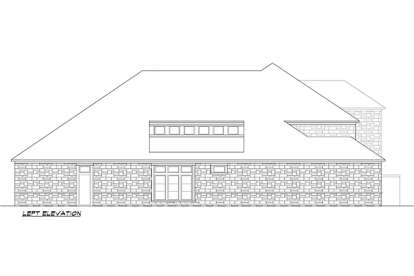 Luxury House Plan #5445-00461 Elevation Photo