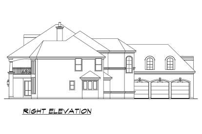 Mediterranean House Plan #5445-00463 Elevation Photo