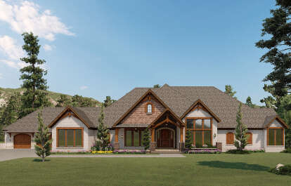 Craftsman House Plan #8318-00196 Elevation Photo