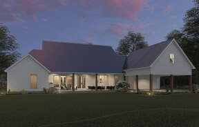 Modern Farmhouse House Plan #4534-00056 Elevation Photo