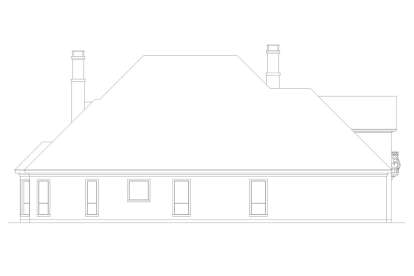 European House Plan #5445-00466 Elevation Photo