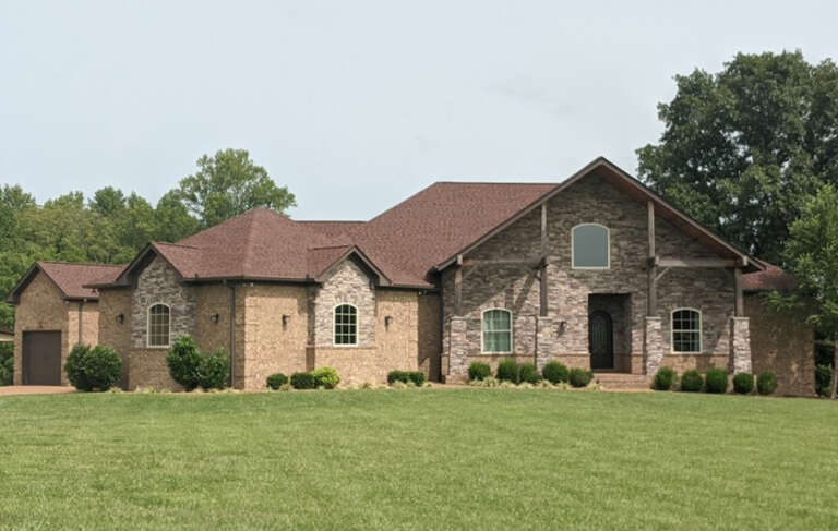 European House Plan #5445-00467 Elevation Photo