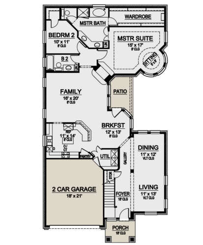 House Plan House Plan #25441 Drawing 1