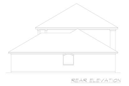 European House Plan #5445-00469 Elevation Photo