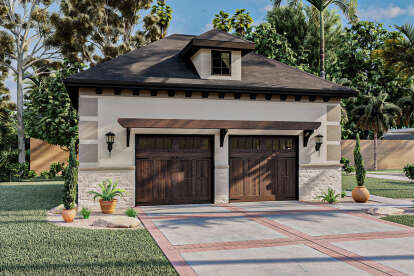 House Plan House Plan #25445 Front Elevation 