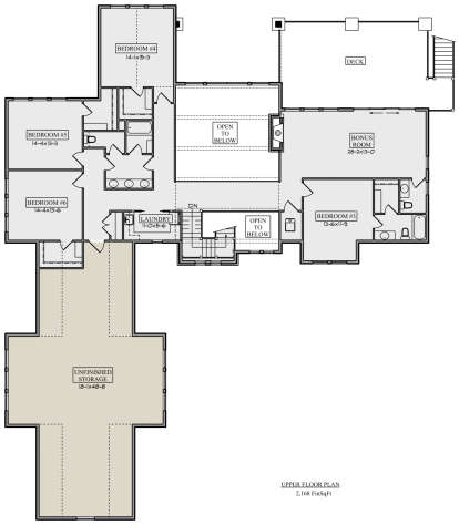 Second Floor for House Plan #5631-00149