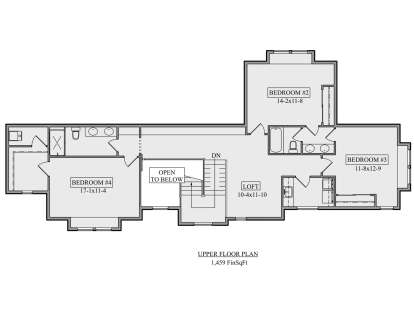 Second Floor for House Plan #5631-00150