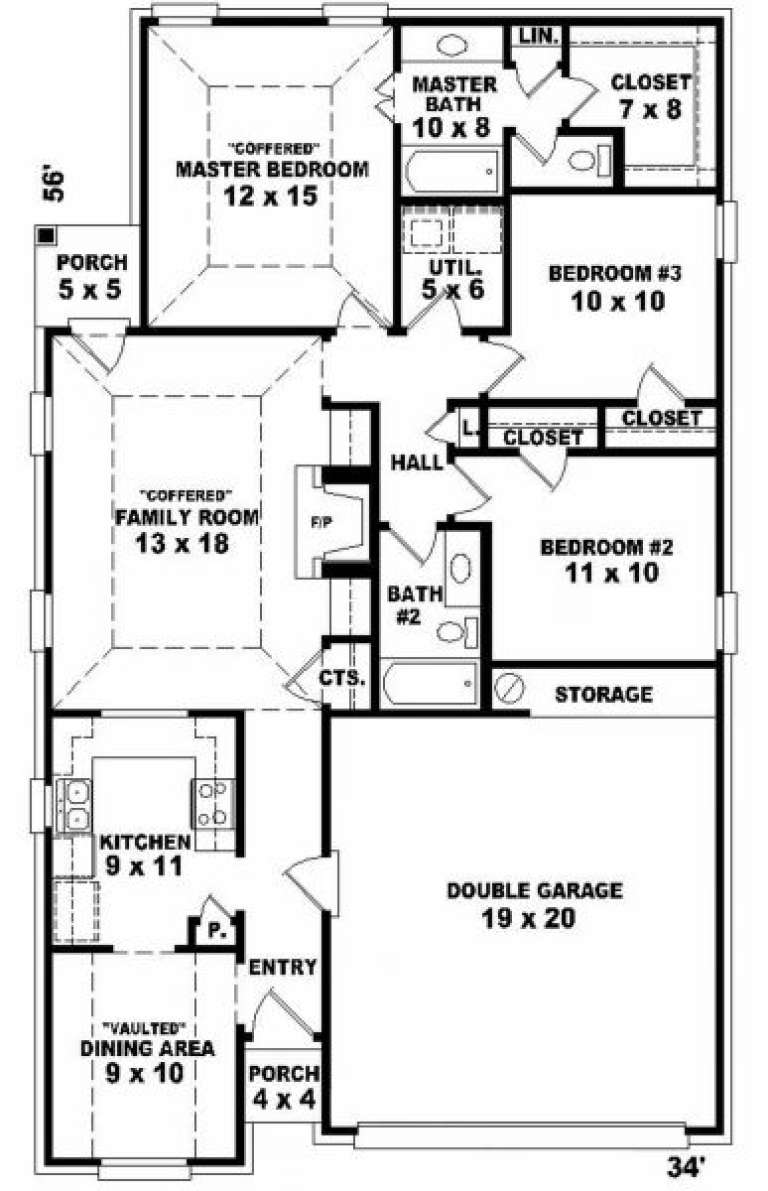House Plan House Plan #2545 Drawing 1