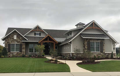 House Plan House Plan #25450 Front Elevation 