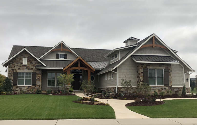 House Plan House Plan #25450 Front Elevation 