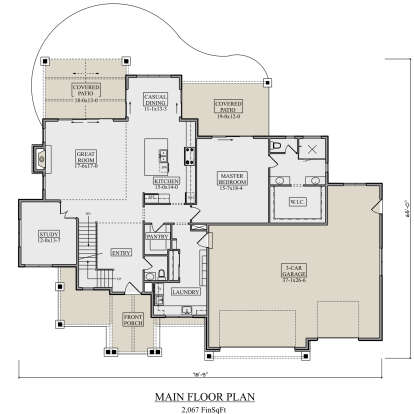 House Plan House Plan #25451 Drawing 1