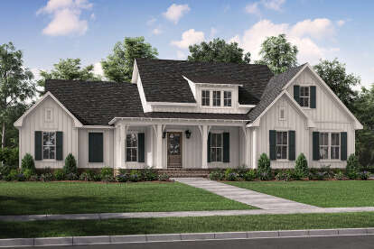 Modern Farmhouse House Plan #041-00246 Elevation Photo