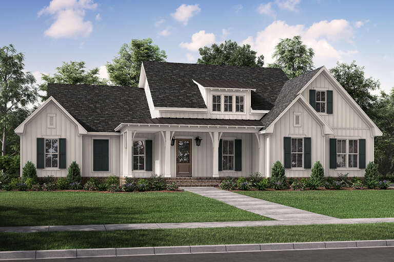 House Plan House Plan #25456 Front Elevation 