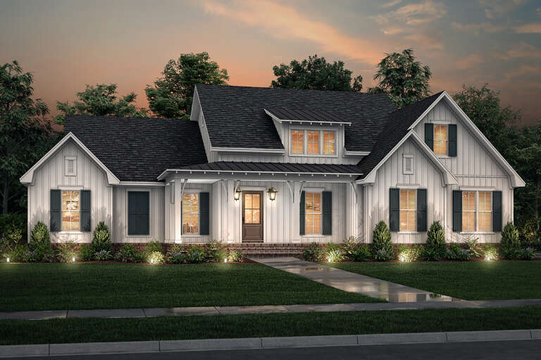 Modern Farmhouse House Plan #041-00246 Elevation Photo