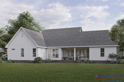 Modern Farmhouse House Plan #041-00246 Elevation Photo