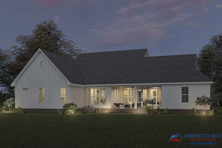 Modern Farmhouse House Plan #041-00246 Elevation Photo