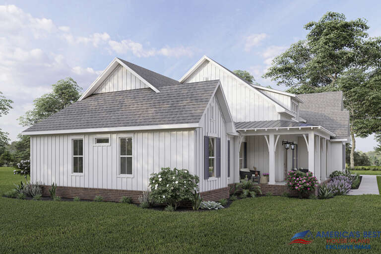 Modern Farmhouse House Plan #041-00246 Elevation Photo