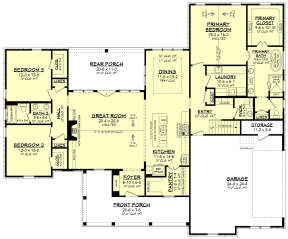 Main Floor for House Plan #041-00246
