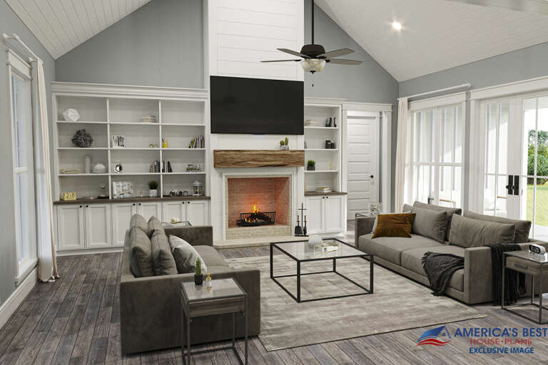 Modern Farmhouse House Plan #041-00246 Additional Photo