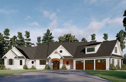 Craftsman House Plan #286-00114 Elevation Photo