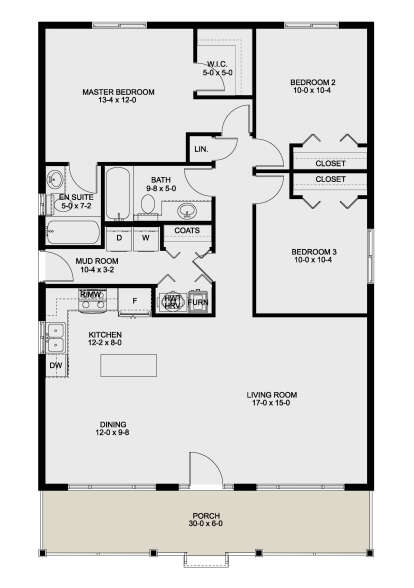 House Plan House Plan #25458 Drawing 1