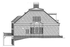 Colonial House Plan #4195-00038 Elevation Photo