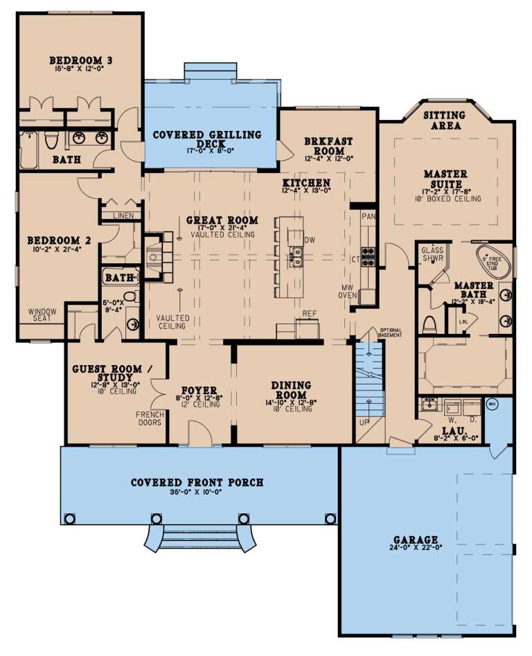 House Plan House Plan #25460 Drawing 1