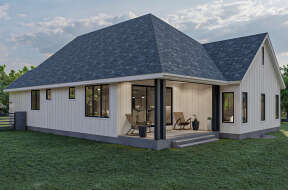 Modern Farmhouse House Plan #963-00540 Elevation Photo