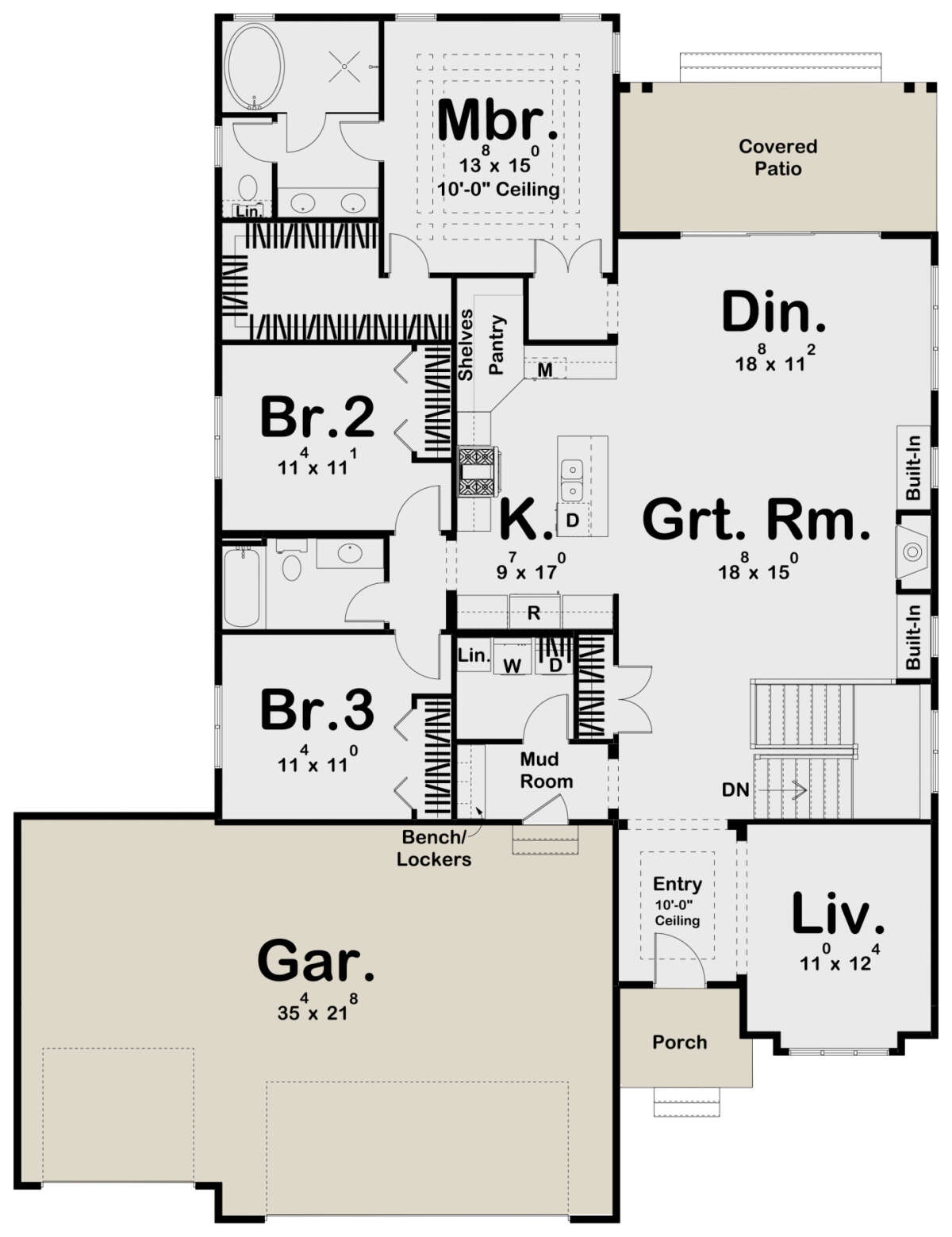Main Floor for House Plan #963-00540