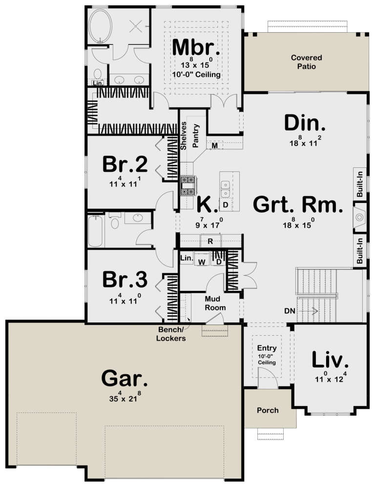 House Plan House Plan #25461 Drawing 1
