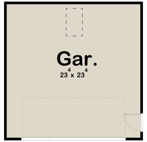 Garage Floor for House Plan #963-00544
