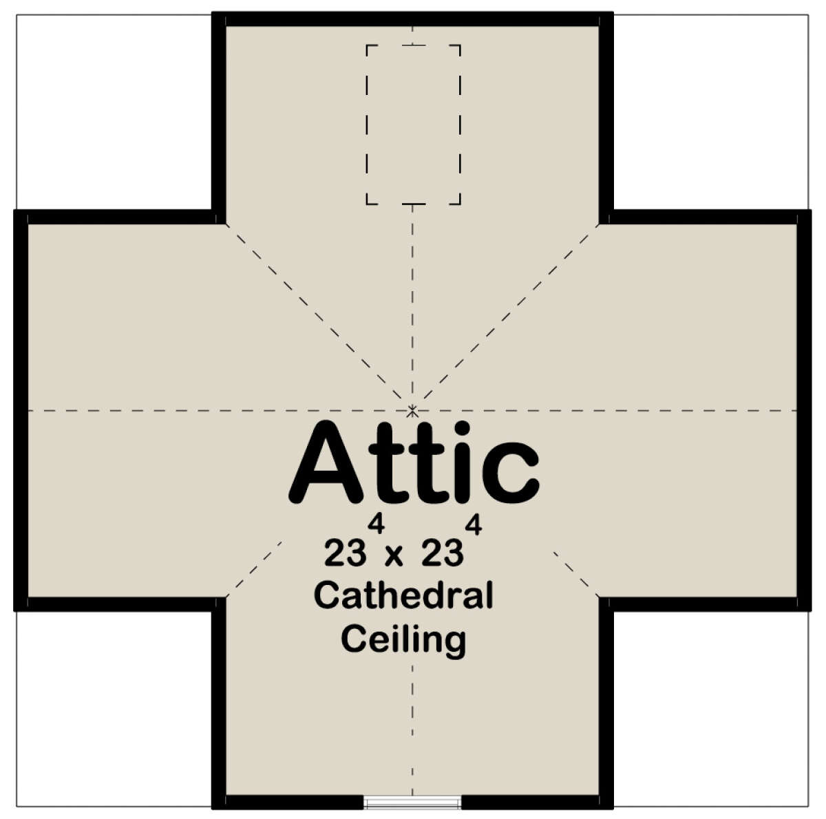 Attic for House Plan #963-00544