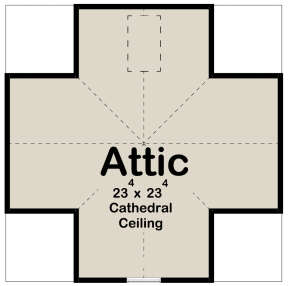 Attic for House Plan #963-00544