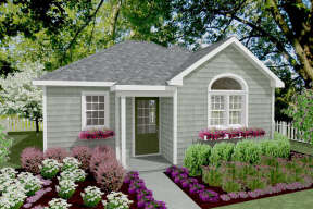Cottage House Plan #1502-00021 Elevation Photo