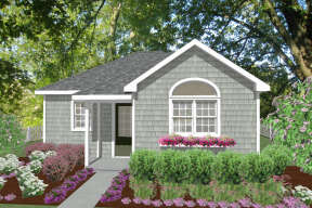Cottage House Plan #1502-00021 Elevation Photo