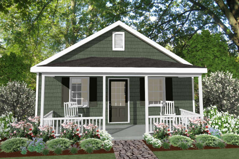 Cottage House Plan #1502-00022 Elevation Photo