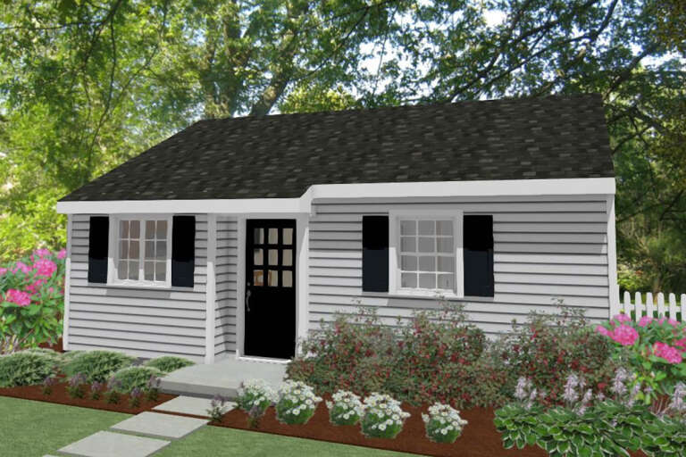 Cottage House Plan #1502-00023 Elevation Photo