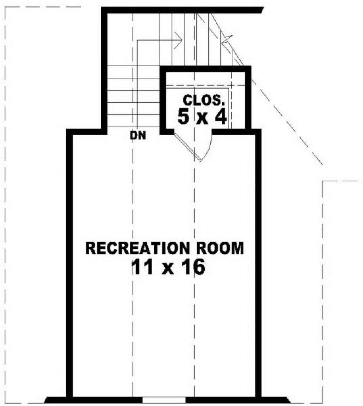 Recreation Floor for House Plan #053-00279