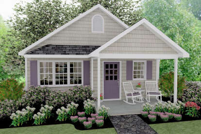 House Plan House Plan #25470 Front Elevation 