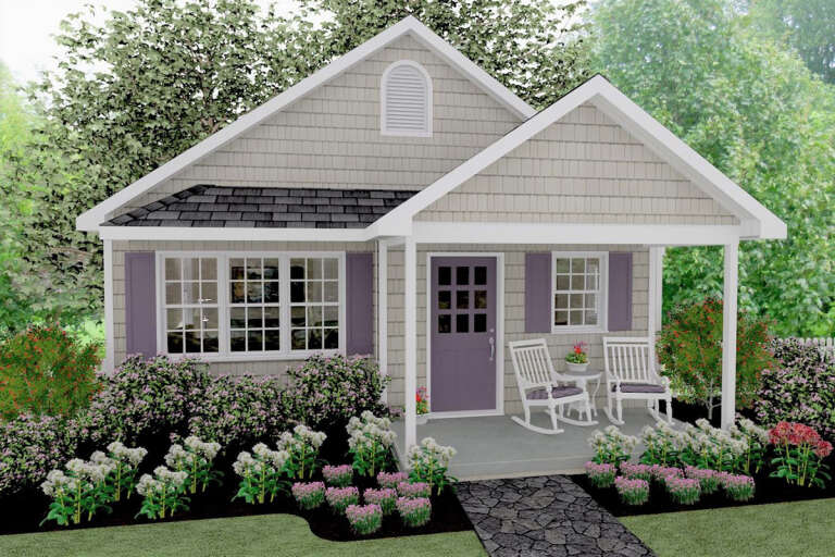 Cottage House Plan #1502-00024 Elevation Photo