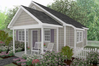 Cottage House Plan #1502-00024 Elevation Photo