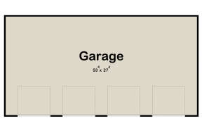 Garage Floor for House Plan #963-00545