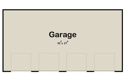 Garage Floor for House Plan #963-00545