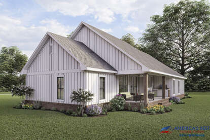 Modern Farmhouse House Plan #041-00247 Elevation Photo