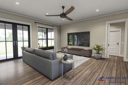 Modern Farmhouse House Plan #041-00247 Additional Photo