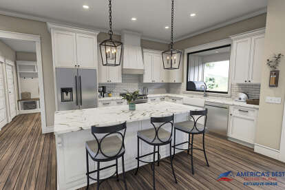 Modern Farmhouse House Plan #041-00247 Additional Photo