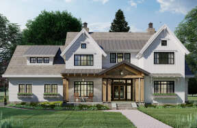 Modern Farmhouse House Plan #098-00332 Elevation Photo