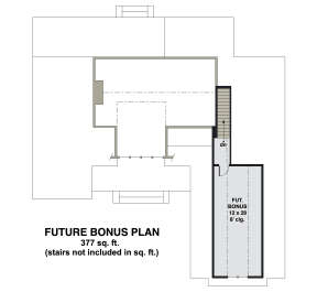 Bonus Room for House Plan #098-00333